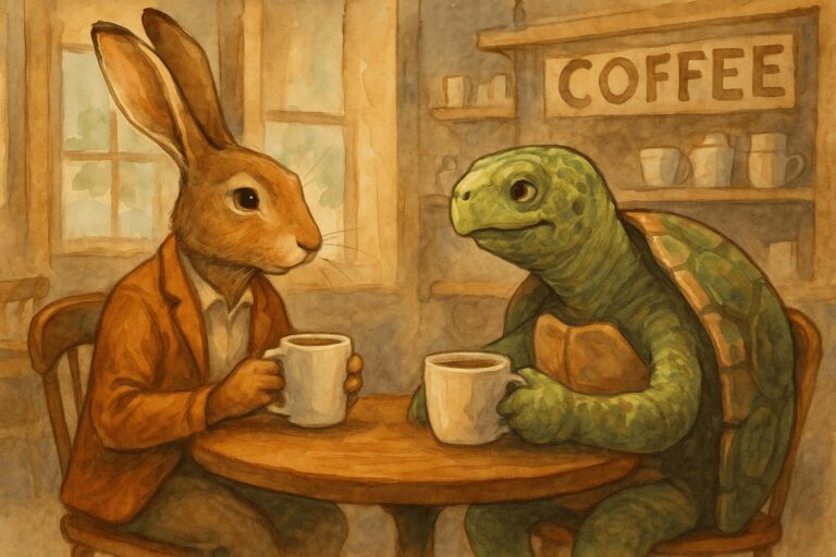 Hare and Tortoise – After the Race